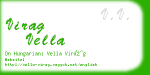 virag vella business card